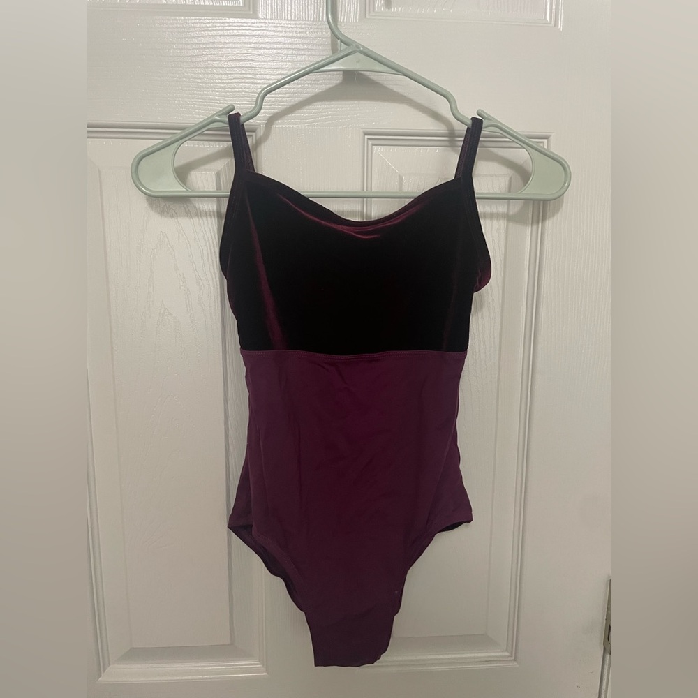 Elegant Purple and Black Women's Bodysuit